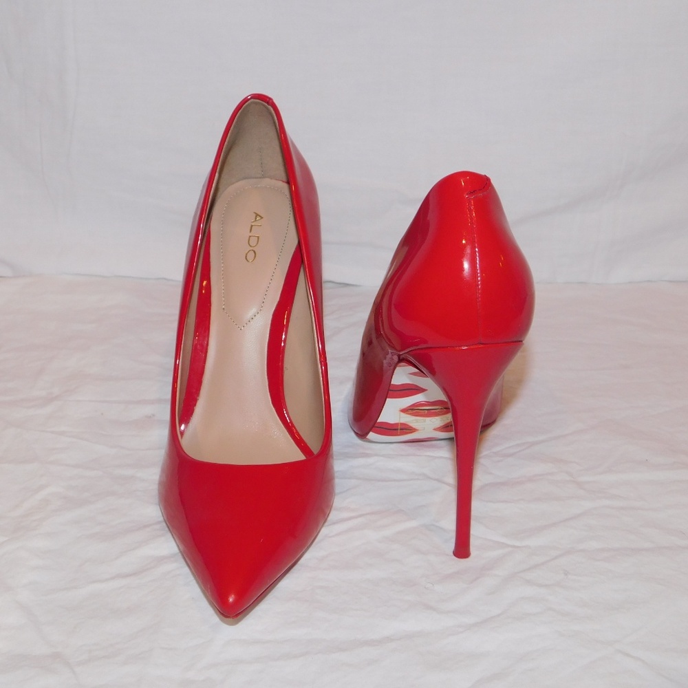 ALDO Sexy Red Party Date High Heel Louboutin Inspo